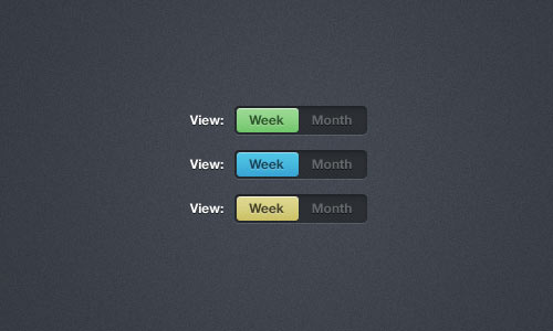 28个免费漂亮的切换开关ui psd下载