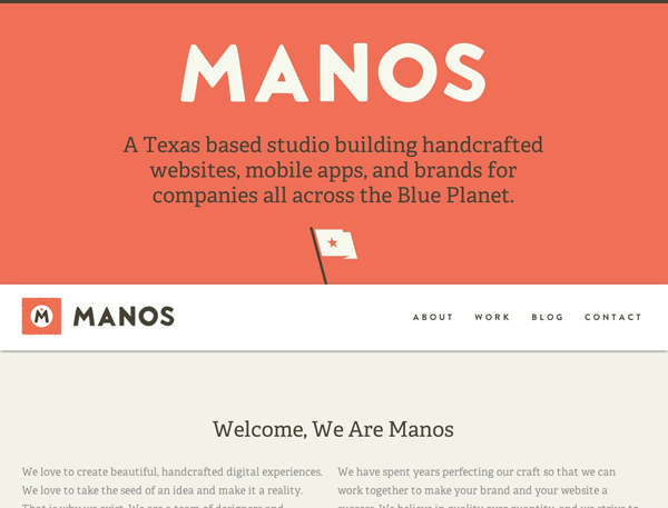 Handcrafted websites, mobile apps and brands - Manos