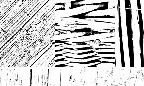 Photoshop Brushes - Wood Textures