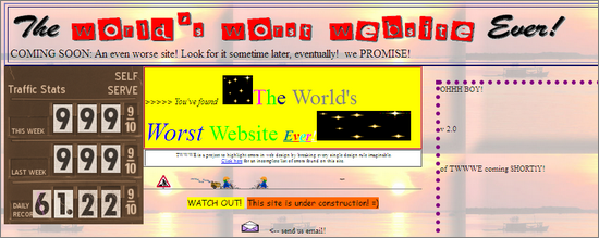 The World's Worst Website Ever