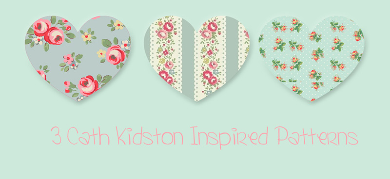 3 Cath Kidston Inspired Patterns by Essierose in 30+ New Photoshop Pattern Sets