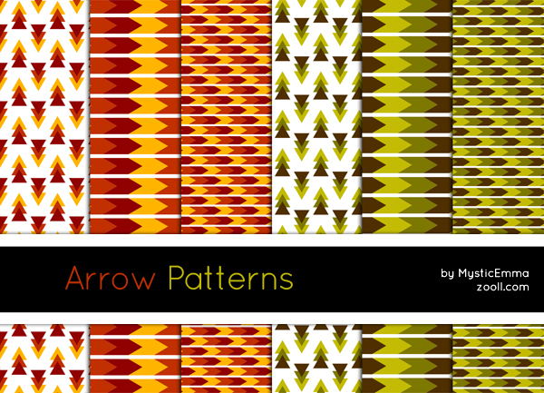 Arrow Patterns by Zooll.com in 30+ New Photoshop Pattern Sets