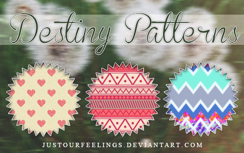 Destiny Patterns by JustOurFeelings in 30+ New Photoshop Pattern Sets