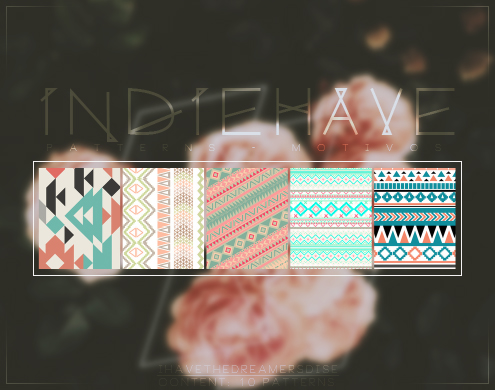 Indiehave patterns by Ihavethedreamersdise in 30+ New Photoshop Pattern Sets
