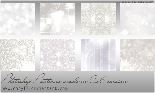 Light Glitters Patterns by Coby17 in 30+ New Photoshop Pattern Sets