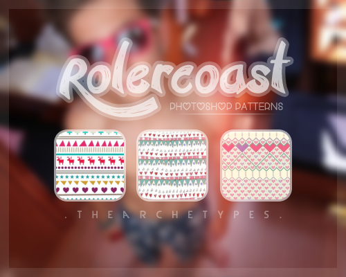 Rollercoast photoshop patterns by Thearchetypes in 30+ New Photoshop Pattern Sets