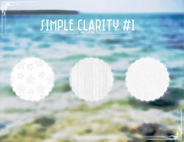 Simple Clarity #1 by Julieta7599 in 30+ New Photoshop Pattern Sets