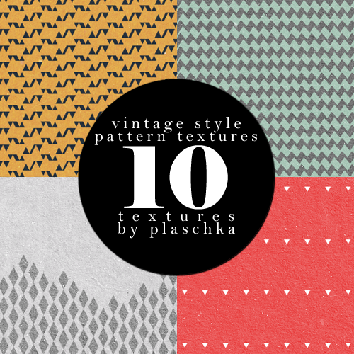 Vintage style pattern textures by rodiennes in 30+ New Photoshop Pattern Sets