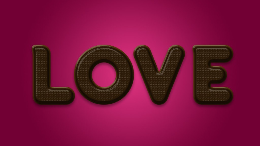 chocolate layerstyles 1024x576 Chocolate Text Effect in Photoshop for Valentines Day