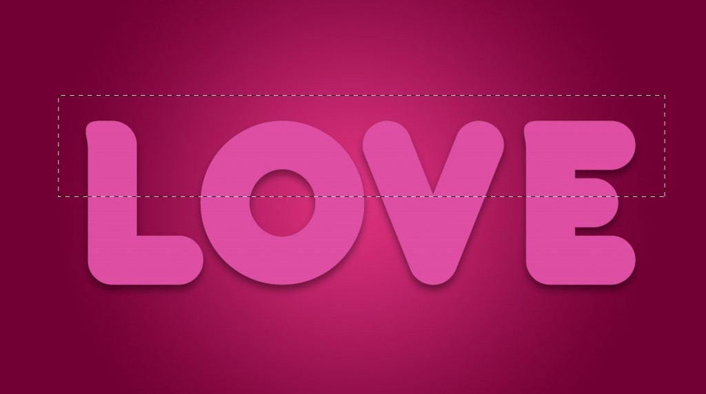 chocolate marquee 1024x572 Chocolate Text Effect in Photoshop for Valentines Day