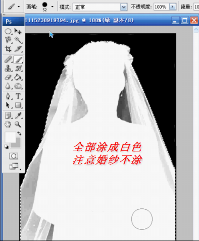 ec940e04494a277102713a74ba167a79 利用Photoshop通道为婚纱抠图简易教程