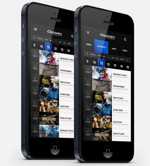 Discovery Channel UI界面设计