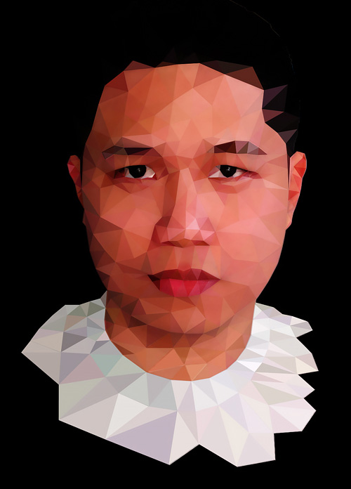 Low-Poly Portrait Illustrations for Inspiration - 16