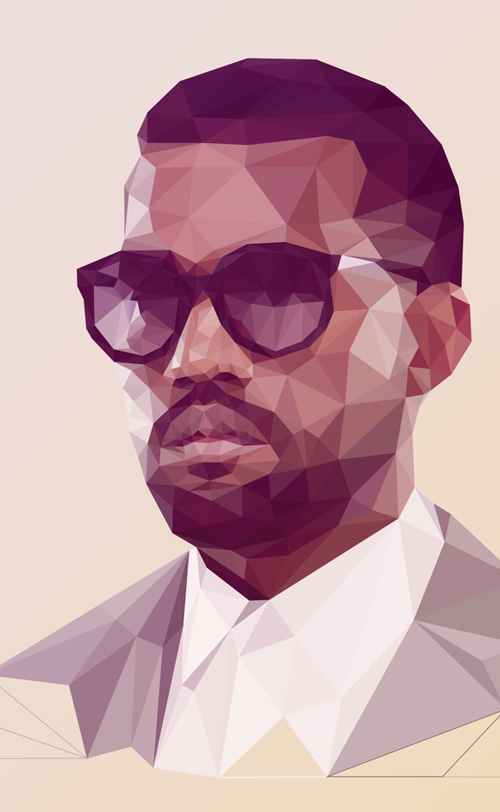 Low-Poly Portrait Illustrations for Inspiration - 2