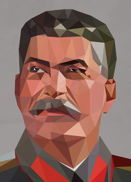 Low-Poly Portrait Illustrations for Inspiration - 21