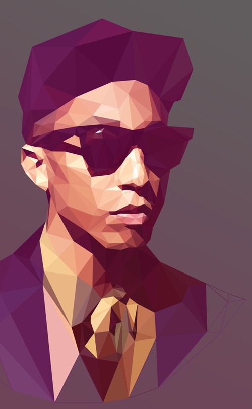Low-Poly Portrait Illustrations for Inspiration - 4