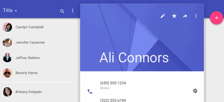 Material Design UI Template & Icons by Kyle Ledbetter