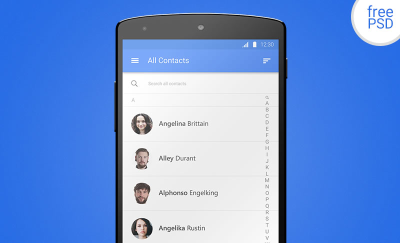 Android Material Design Template by Donart Bytes Selimi
