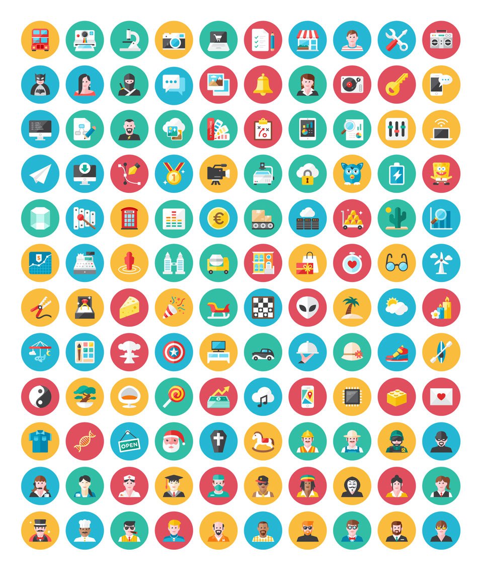 120 Free Vector Icons