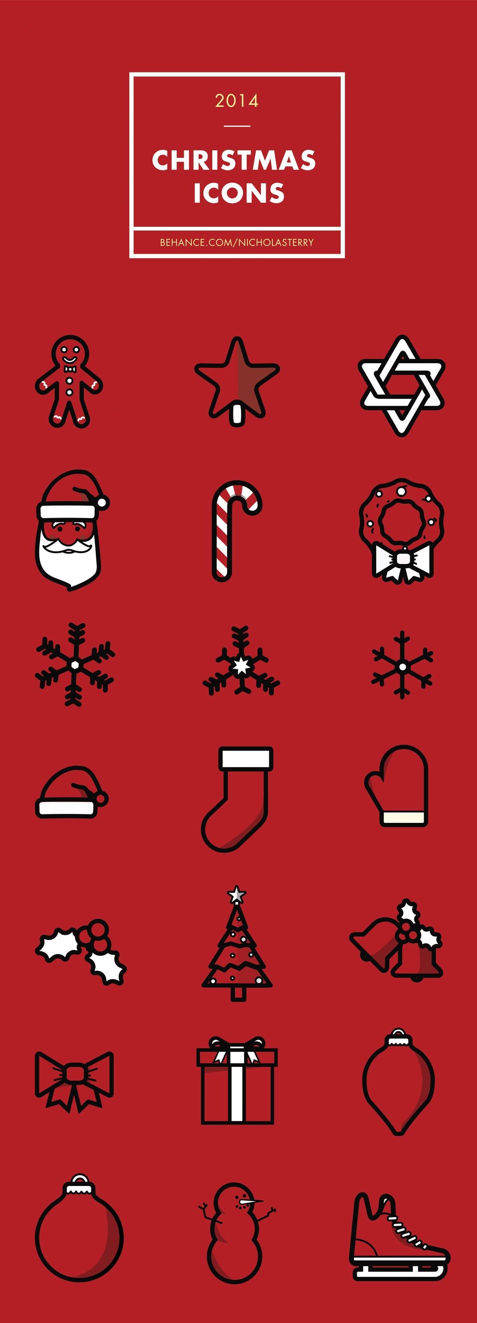 21 Vector Holiday Icons