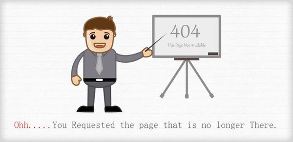 Ohh Responsive 404 Mobile Website Template
