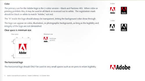 Adobe 视觉设计规范