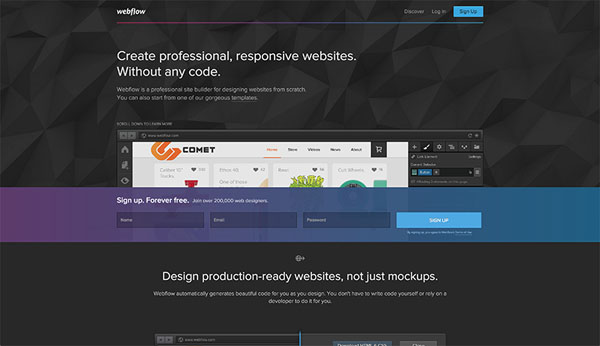 图片[10]-网页设计欣赏！20个精巧微妙的渐变色网页设计-易看设计 - 专业设计师平台