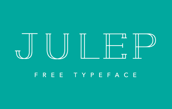 Julep free fonts