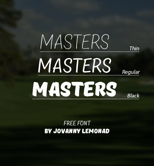 Masters+free+fonts