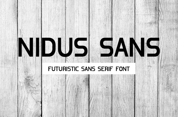 Nidus Sans free fonts