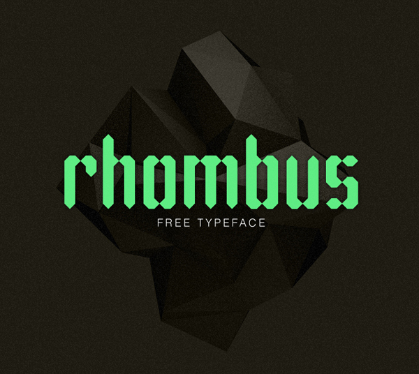 Rhombus free fonts