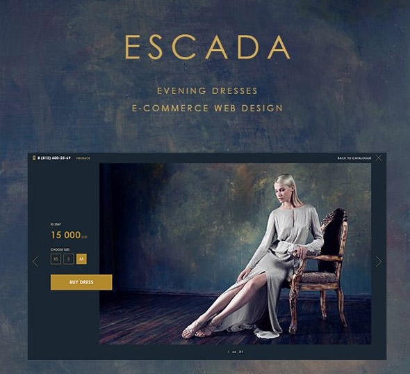Escada-evening-dresses---eCommerce-website