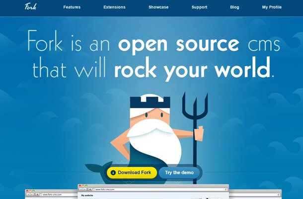 fork cms open source website