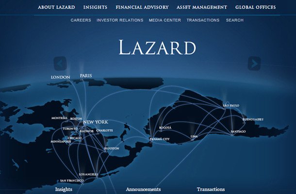 lazard financial company website