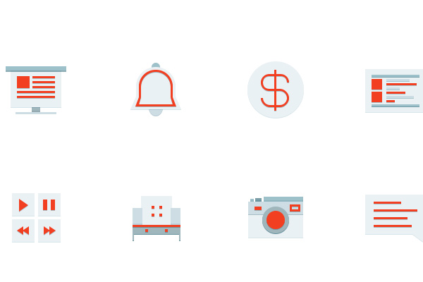 14 simple clean iconset icons download