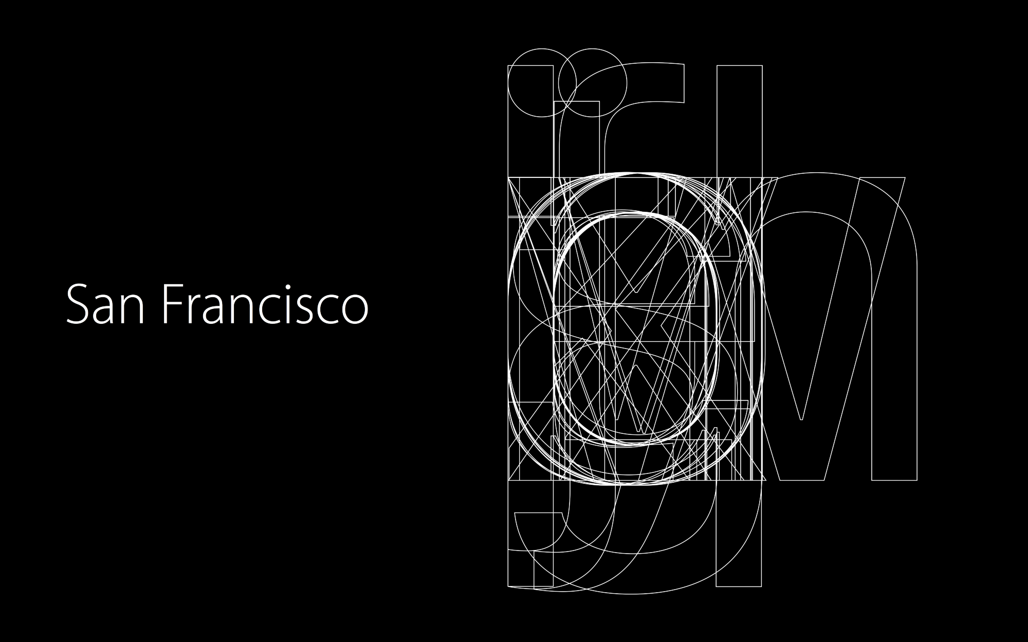 图片[1]-苹果字体设计：为你解读苹果SAN FRANCISCO字体的秘密-易看设计 - 专业设计师平台