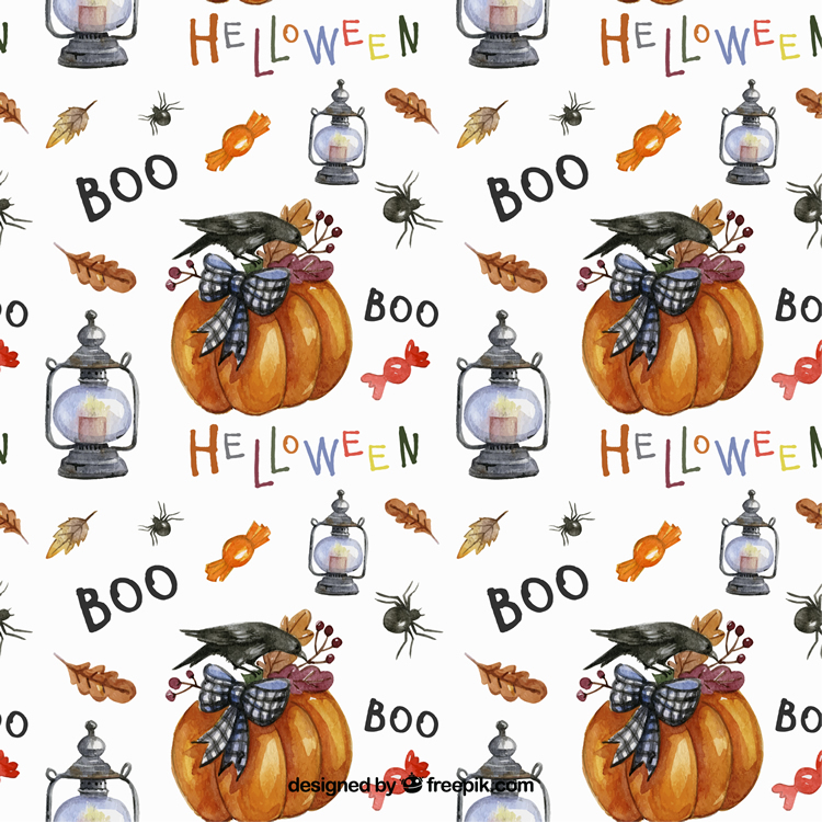 Halloween Pattern Pack free vector ai eps jpg