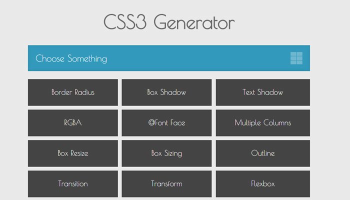 css3 generator free webapp