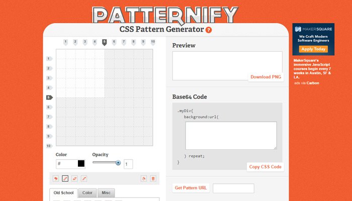 patternify pattern webapp generator