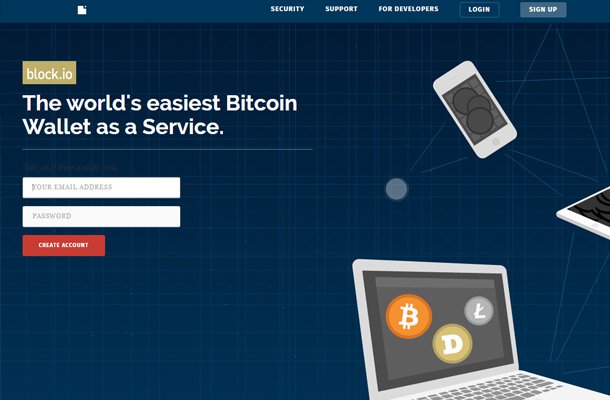 bitcoin api block homepage design