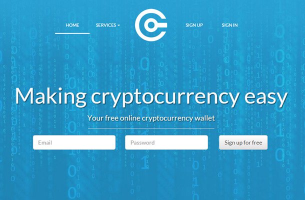 crypto currency coins design homepage