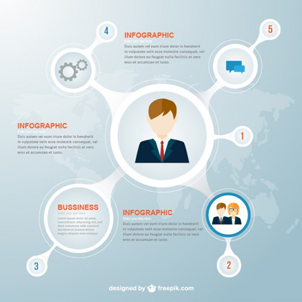 Circles-business-infographic