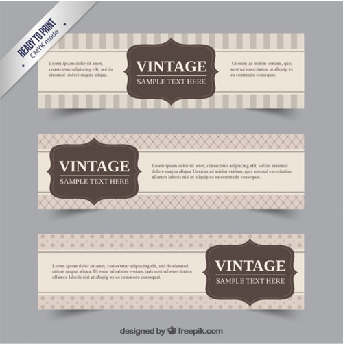 Cute-vintage-banners-collection