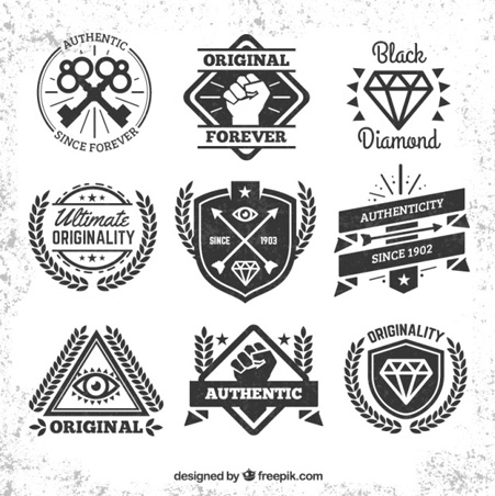 Hipster-badges-collection