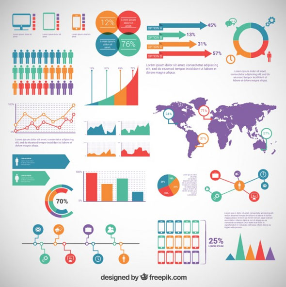 Infographic-elements-pack free infographic sets