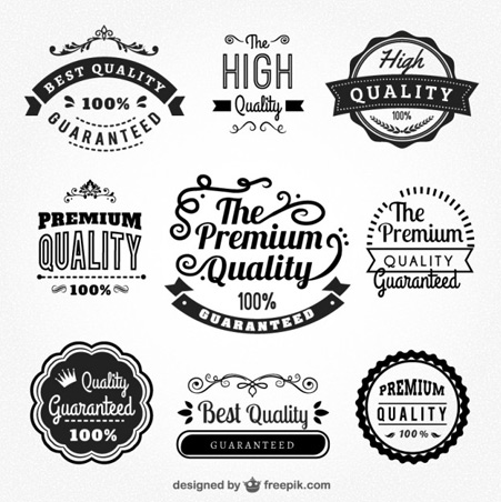 Premium-quality-badges