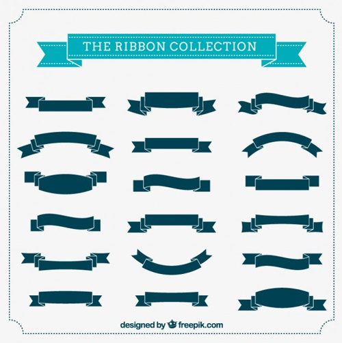 The-ribbon-collection Ribbon Vector Freebies 