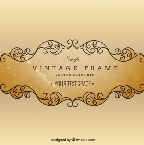 Vintage-ornamental-frame