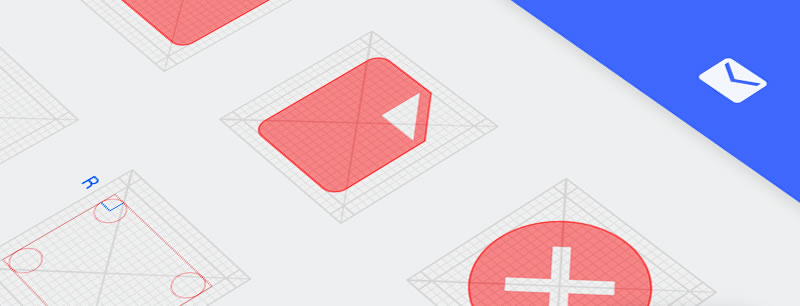Android L Icon Grid PSD