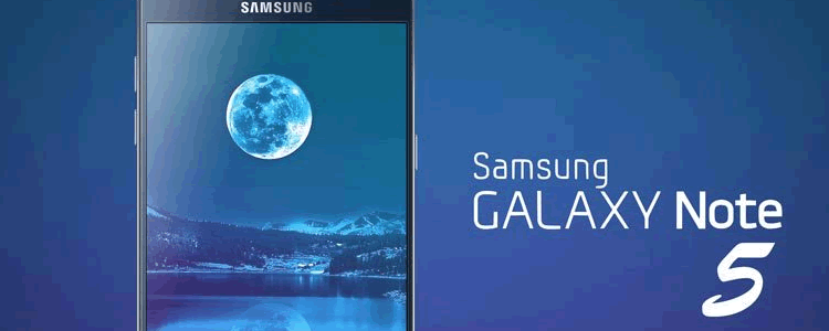 Samsung Galaxy Note 5 Mockup